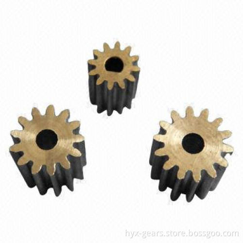 Hobbing Pinion Gears with Metal Material Including Iron Alloy, Brass, Stainless Steel and Aluminum